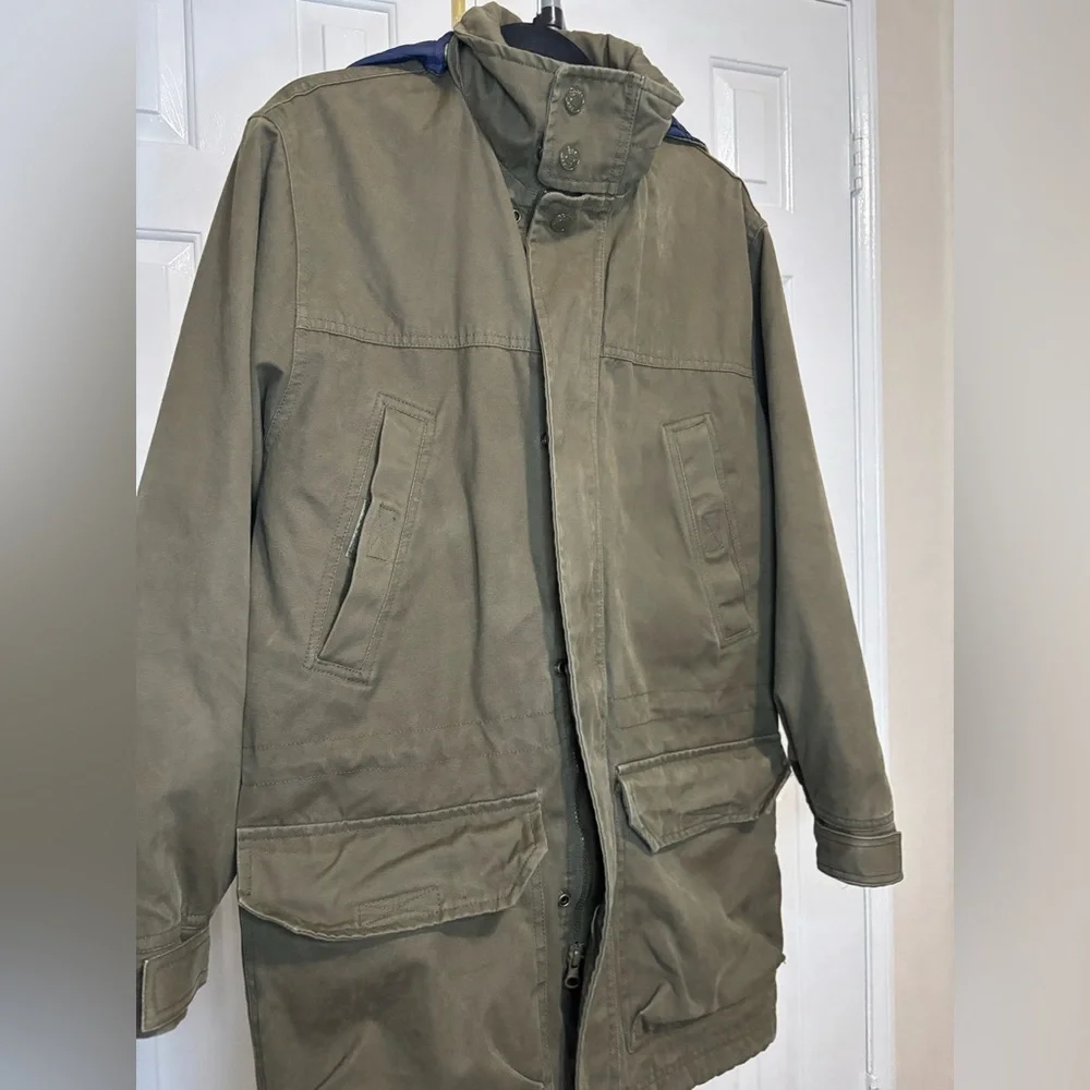 J. Crew Men's Green Military Jacket